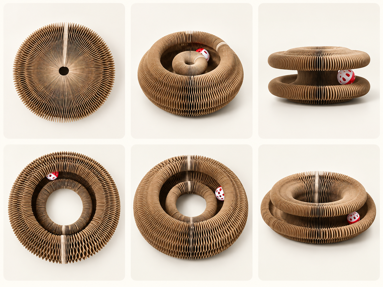 Pawfell Orbit Cat Scratcher & Play Ring